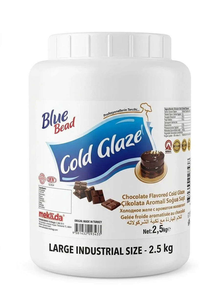 Blue bead glaz checolate 2.5kg